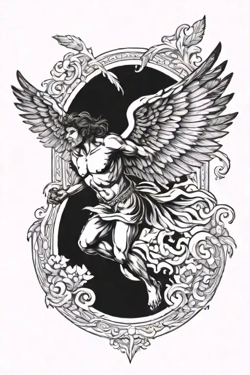 Greek Myth Icarus Falling