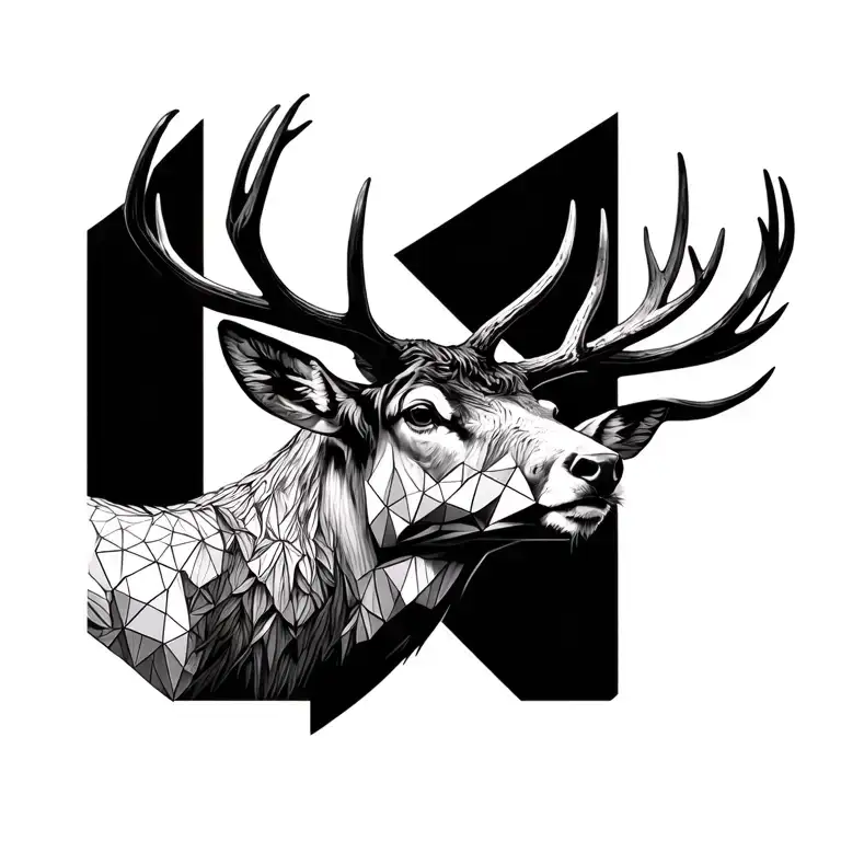 Geometric Stag