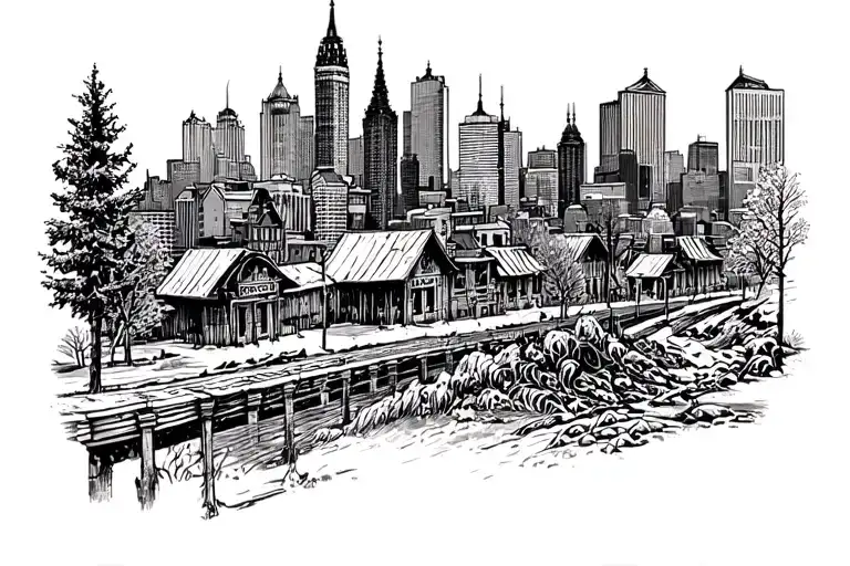 Russian American City Country Music