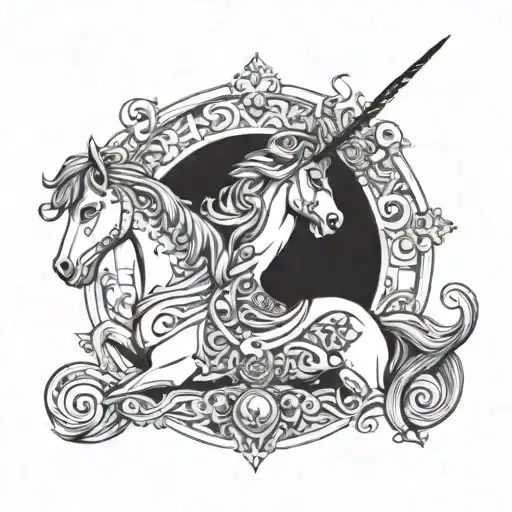 Eirene Goddess And Small Horse