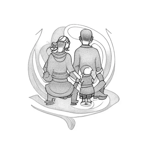 A Tattoo Design That Represents The Special Bond Between A Mother And Her Children