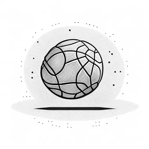 Basketball Player Dribbling A Stack Of Money