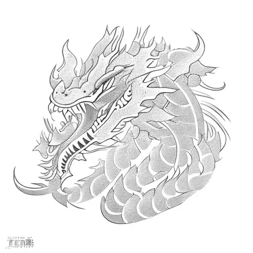 Half Chinese Half Vietnamese Dragon Face
