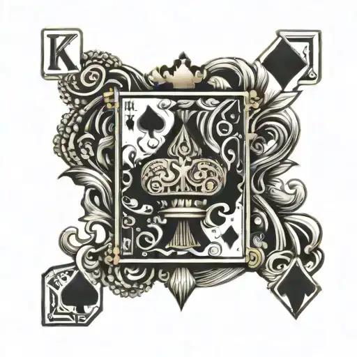 King And Ace Playing Card