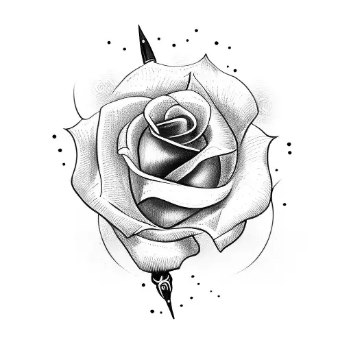 Rose With Arrow