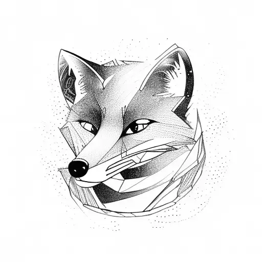 A Fox Playing An Electric Guitar On A Mountaintop