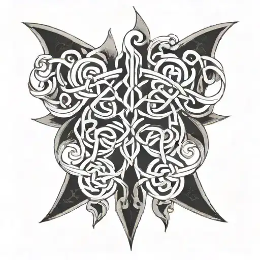 Welsh Celtic Crossed