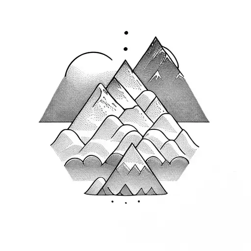 Abstract Design That Incorporates The Name Trevor Into An Outdoor Scene With Mountains And Rivers