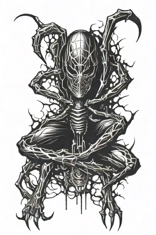 Something Aggressive Like A Spider Or A Knife Crossed