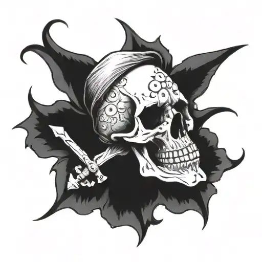 Skull And Smile Face