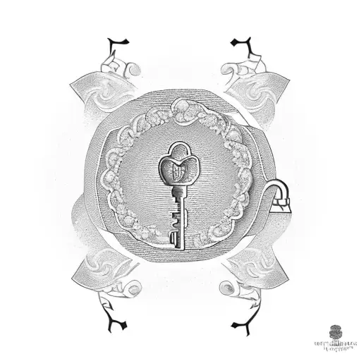 A Delicate Key With The Message 'Unlocking The Love My Mom Gave Me'