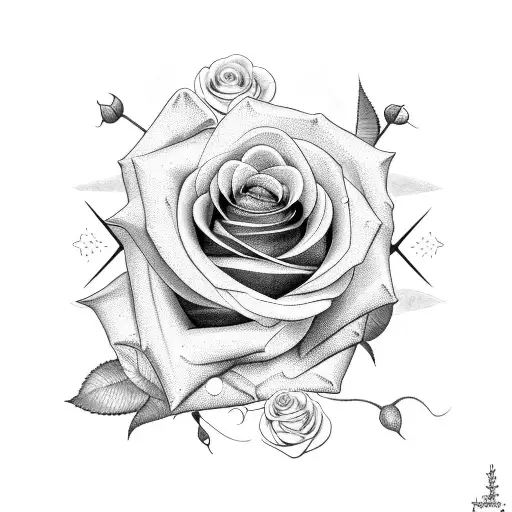 Rose Qui Se Fane Ronces