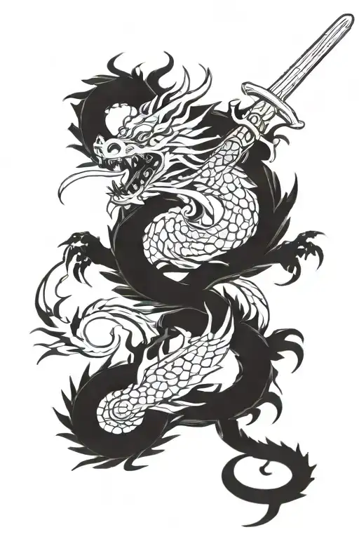 Eastern Sword And Dragon