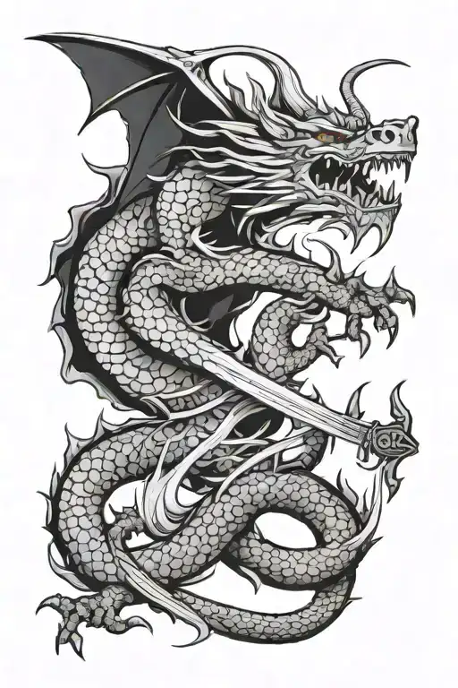 Eastern Sword And Dragon