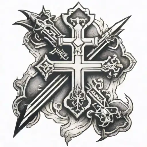 Military Battle Cross