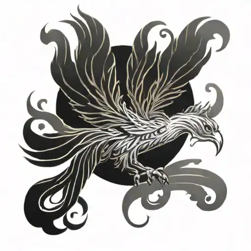 Phoenix Rising From The Ashes