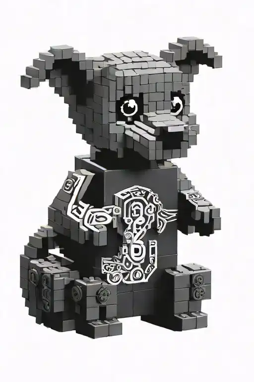 A Shepp Made Out Of Lego With The Number 16 On It In Black