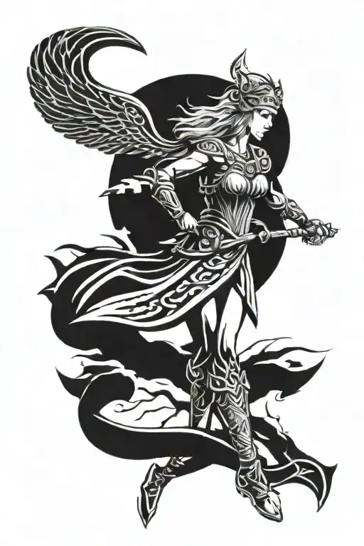 Nordic Valkyrie Woman