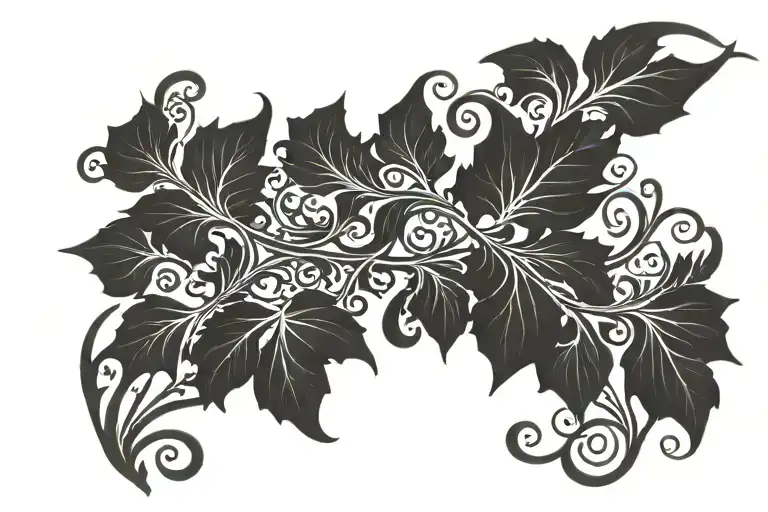 Filigree Vine Thin Long