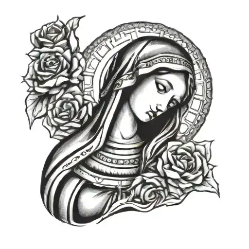 Virgin Mary Holding