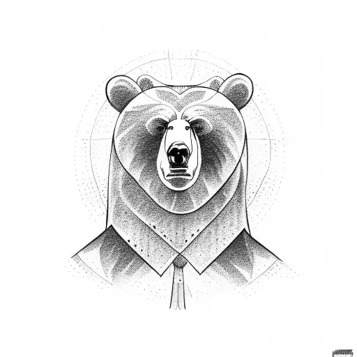 Standing Grilzzly Bear