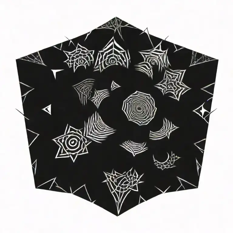 A Spiral Of The 7 Chakras Radiating Light