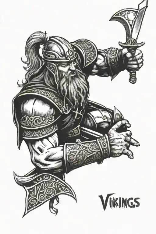 Vikings Warrior Black