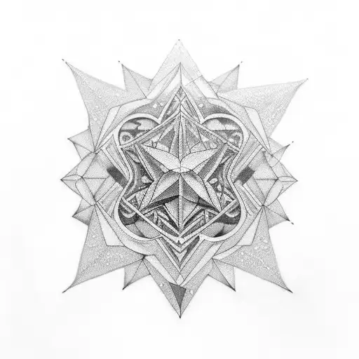 A Futuristic Representation Of The David Star