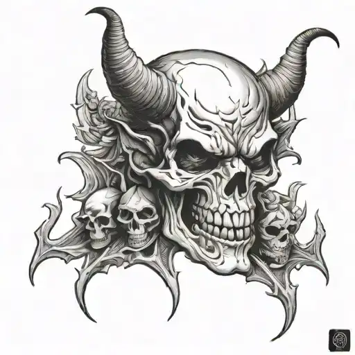 Devil And Skull