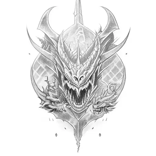 A Fierce Dragon Battling A Warrior In A Video Game