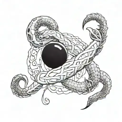 Scorpio Zodiac Symbol And Infinity Sign