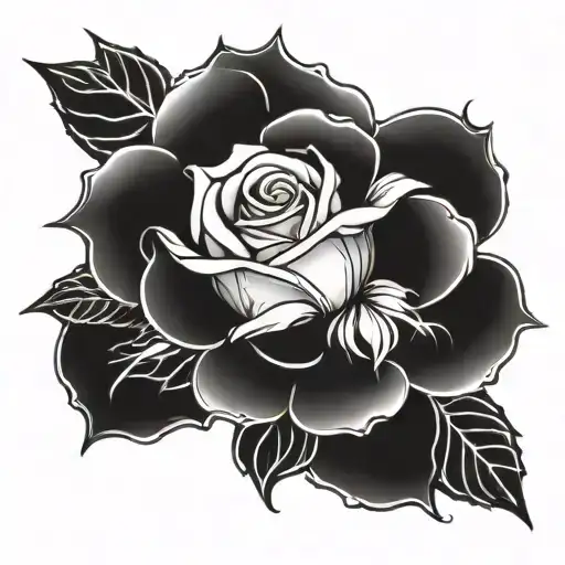 Rose With Bob Wire Wrapped Round