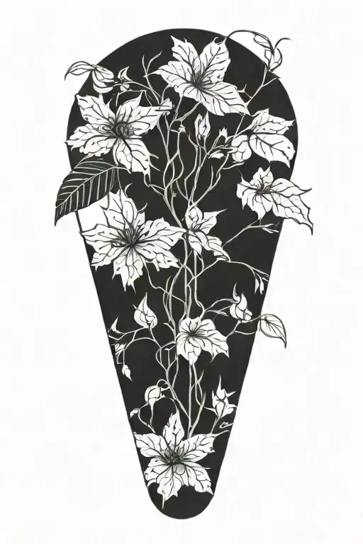 Barcelona And Spanish Plants Intertwined