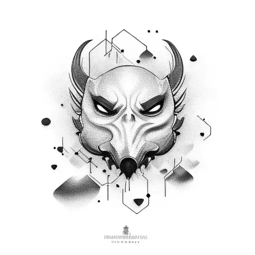 Small Black Pest Mask