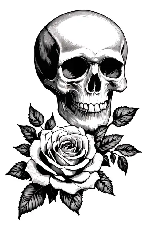 Skull And Roses