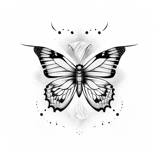 Butterfly With Nature