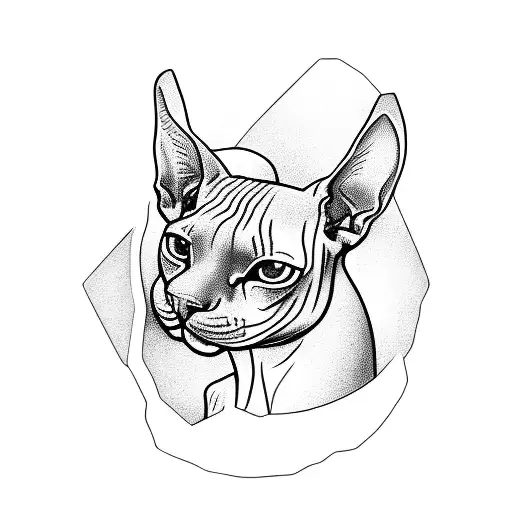 Sphynx Cat Hearth