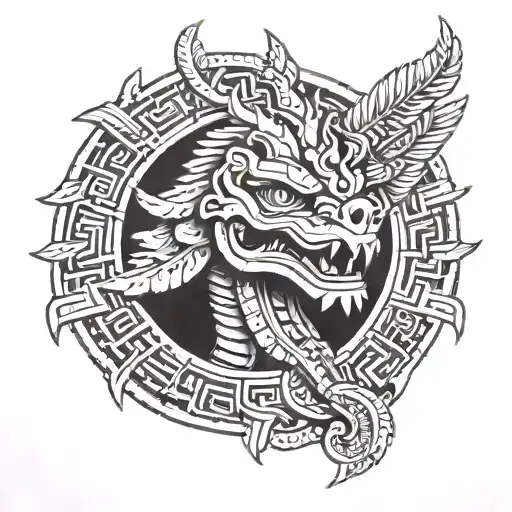 Aztec God Quetzalcoatl