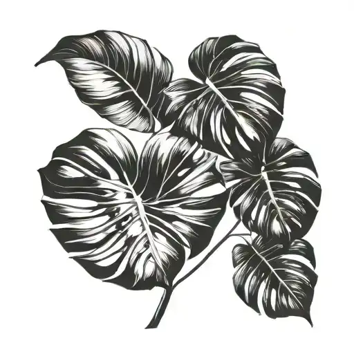 Monstera Delicious Leaf