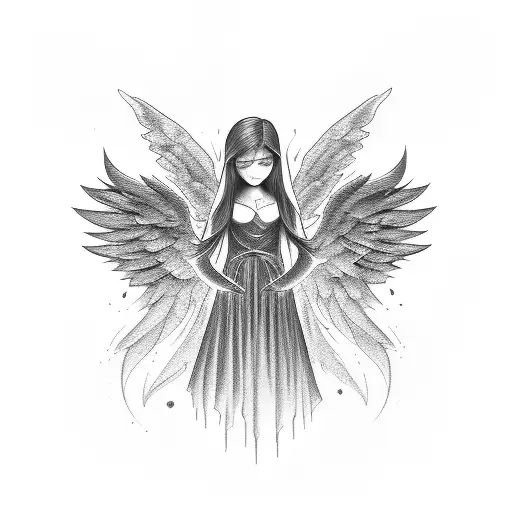 Angel Girl With A Blade