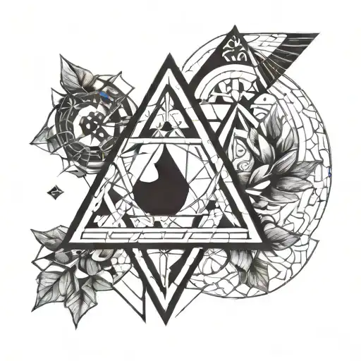 A Geometric Design Incorporating Elements Of Fatherhood And Love