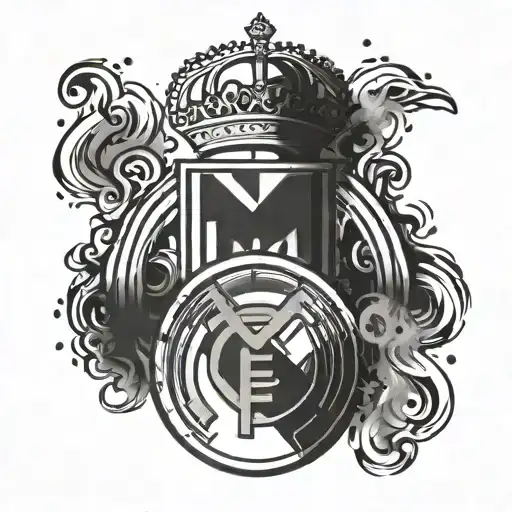 Football Real Madrid 2018 Font