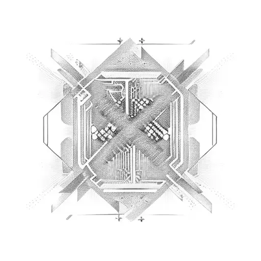 Hip Hop Lyrics Intertwined With Circuit Board Patterns