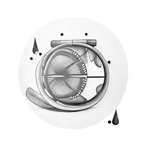 A Cricket Bat And Ball Surrounded By Film Reels And Musical Notes