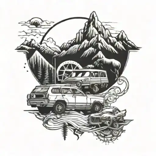 Cars Music Mountains Traveller Thame For Arm