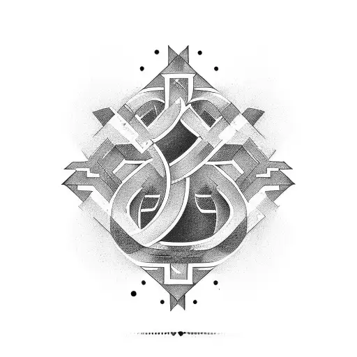 God Is Greater Than Up And Down Symbol