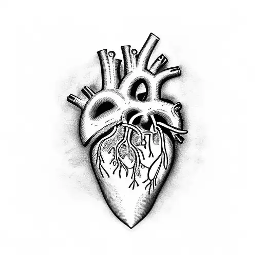 Anatomical Heart Floral