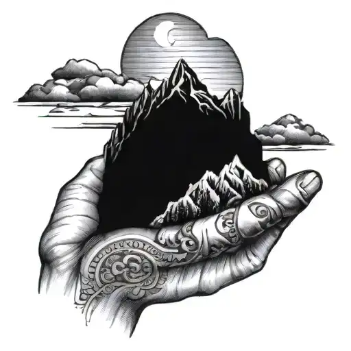 A Mountain In The Palm Of A Hand