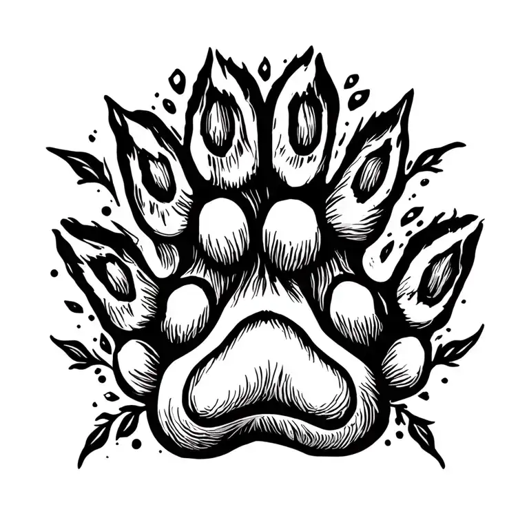 Dog Paw Print