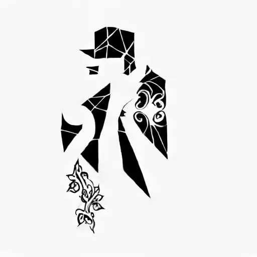 A Man Walking In The Dark